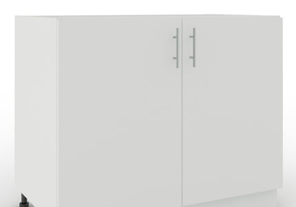 JD Greta Adjustable Legs Kitchen Base Unit 1000mm - White Matt