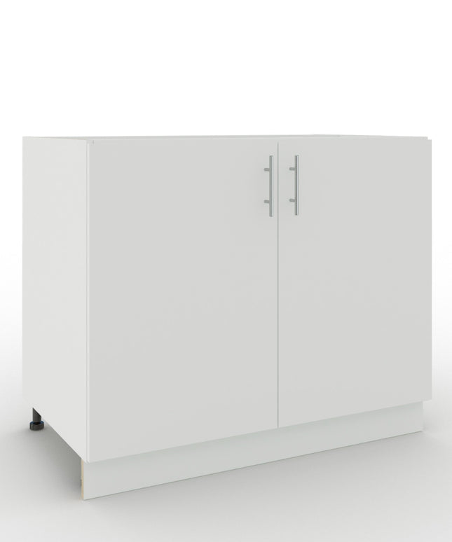 JD Greta Adjustable Legs Kitchen Base Unit 1000mm - White Matt