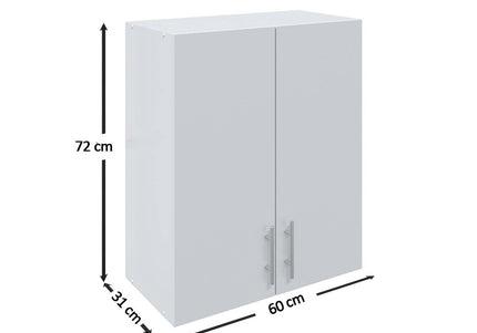 JD Greta Kitchen Wall Unit 600mm Kitchen Cabinet - Cashmere Matt