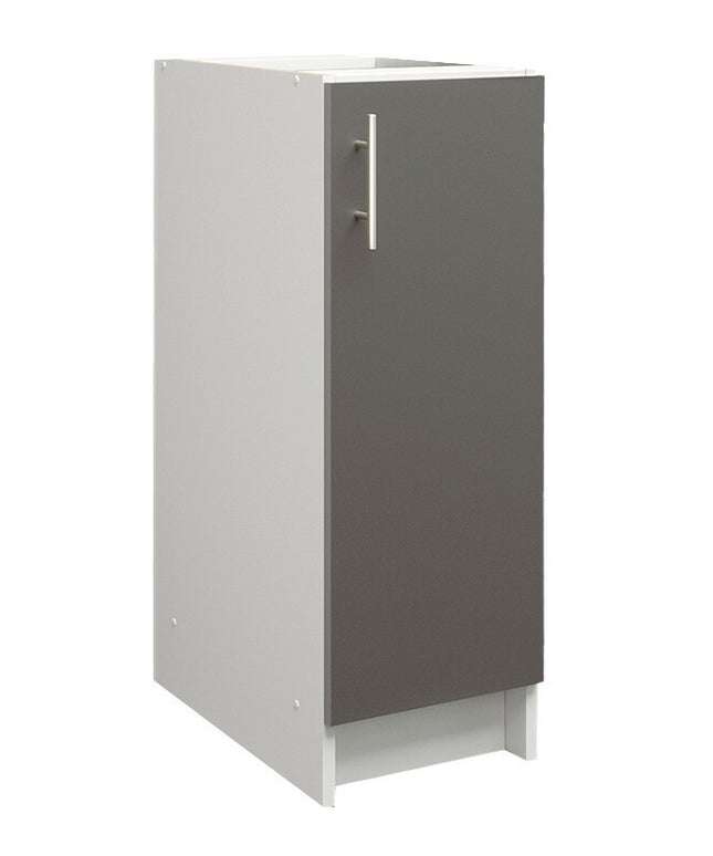 JD Greta NOT Adjustable Kitchen Base Unit 300mm - Dark Grey Matt