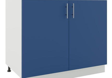 JD Greta Kitchen Adjustable 1000mm Base Cabinet - Navy Matt