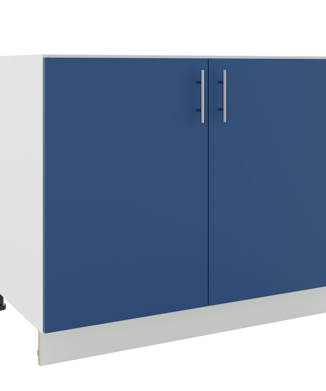 JD Greta Kitchen Adjustable 1000mm Base Cabinet - Navy Matt