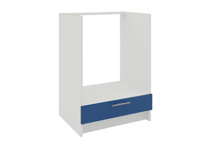 JD Greta Kitchen Fixed Height 600mm Oven Base Cabinet - Navy Matt