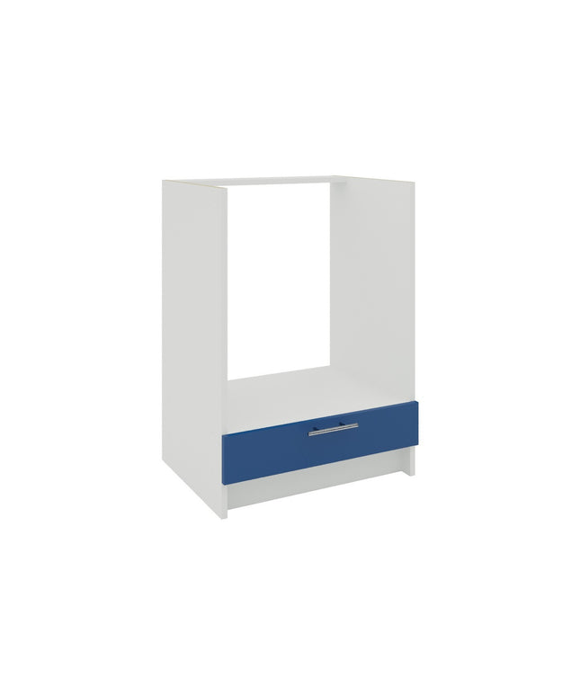 JD Greta Kitchen Fixed Height 600mm Oven Base Cabinet - Navy Matt