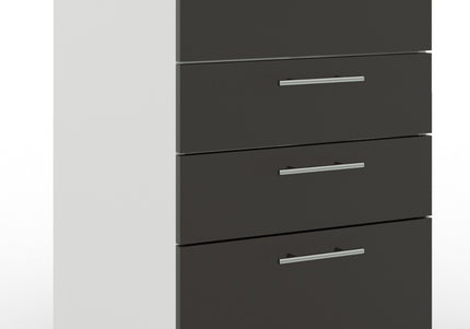 JD Greta Adjustable Legs Kitchen Drawer Unit 500mm - Dark Grey Matt
