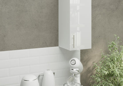 JD Greta Kitchen Wall Unit 300mm Kitchen Cabinet - White Gloss