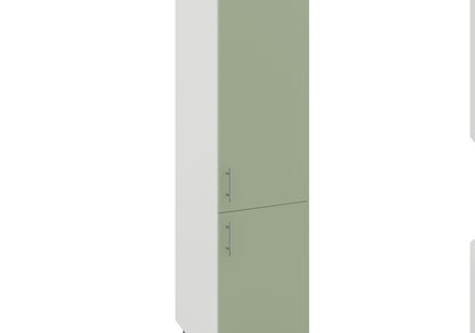 JD Greta Kitchen Adjustable 500mm Tall Base Cabinet - Sage Green Matt