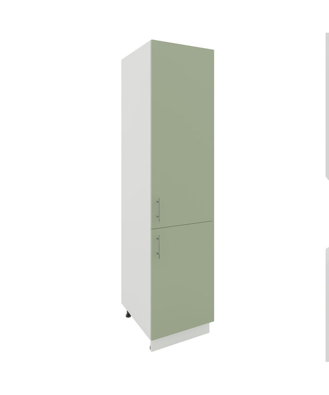 JD Greta Kitchen Adjustable 500mm Tall Base Cabinet - Sage Green Matt