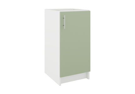JD Greta Fixed Height Kitchen Base Unit 400mm - Sage Green Matt