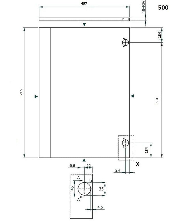 JD Greta Kitchen Unit Replacement Doors 300mm 400mm 500mm Grey Anthracite White
