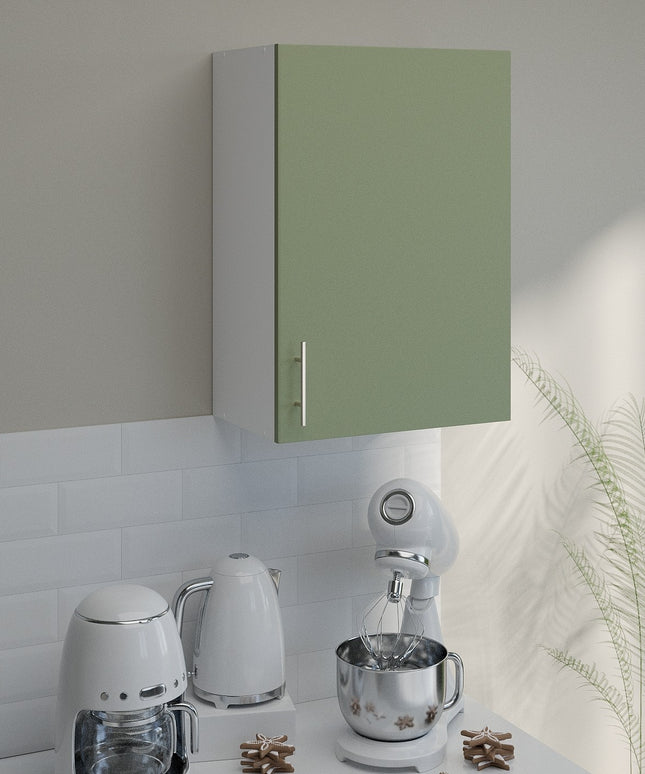JD Greta Kitchen Wall Unit 500mm Kitchen Cabinet - Sage Green Matt
