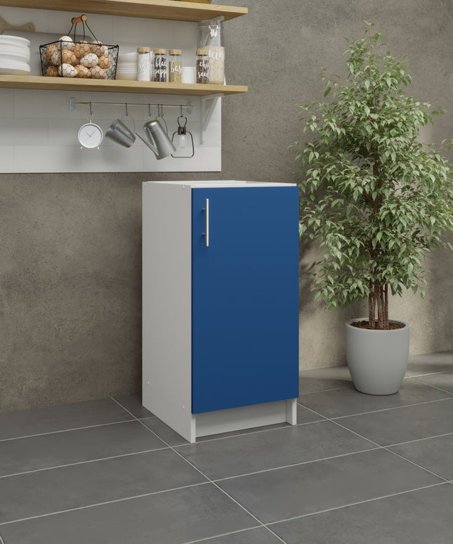 JD Greta Fixed Height Kitchen Base Unit 400mm - Navy Matt
