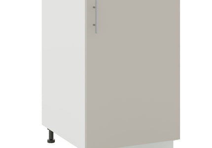 JD Greta Kitchen Adjustable 500mm Base Cabinet - Cashmere Matt