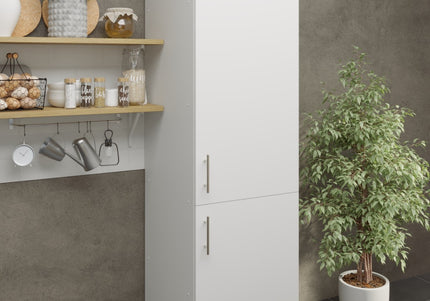 JD Greta Adjustable Kitchen Tall Larder Unit 500mm - White Matt