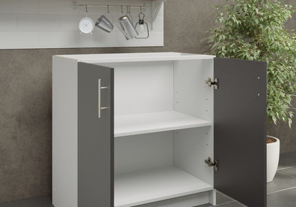 JD Greta NOT Adjustable Kitchen Base Unit 800mm - Dark Grey Matt