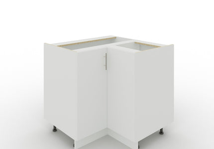 JD Greta Adjustable Legs Kitchen Corner Unit - White Matt