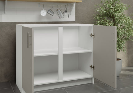 JD Greta Fixed Height Kitchen Base Unit 1000mm - Cashmere Matt
