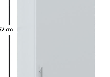 JD Greta Kitchen Wall Unit 500mm Kitchen Cabinet - White Gloss