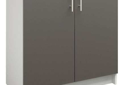 JD Greta NOT Adjustable Kitchen Base Unit 800mm - Dark Grey Matt
