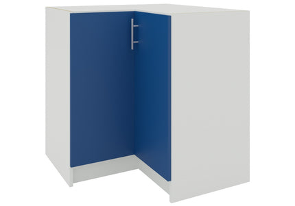 JD Greta Kitchen Fixed Height  800mm Corner Base Cabinet - Navy Matt