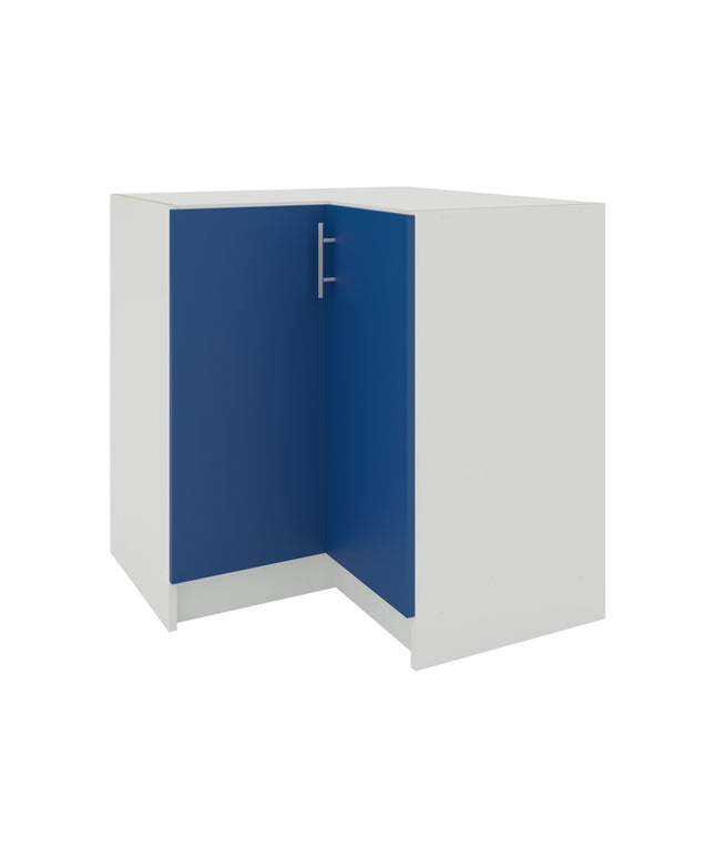 JD Greta Kitchen Fixed Height  800mm Corner Base Cabinet - Navy Matt