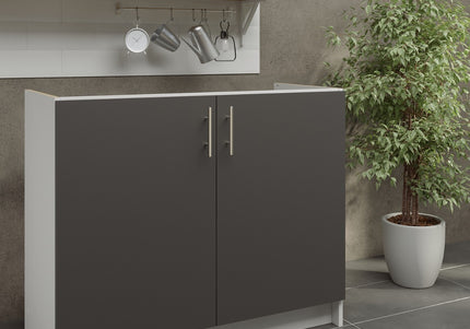 JD Greta NOT Adjustable Kitchen Sink Unit 1000mm  - Dark Grey Matt