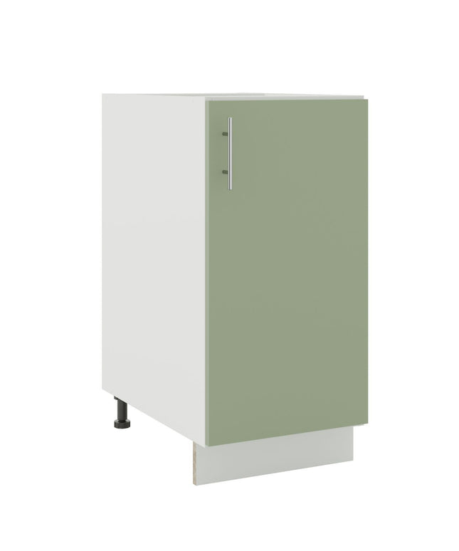 JD Greta Kitchen Adjustable 400mm Base Cabinet - Sage Green Matt