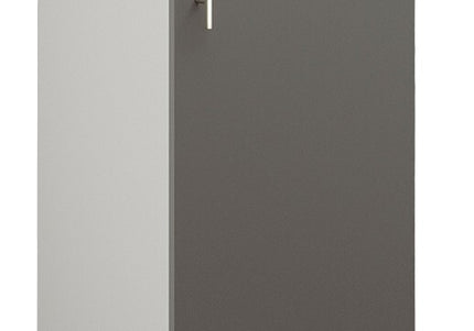 JD Greta NOT Adjustable Kitchen Base Unit 400mm - Dark Grey Matt