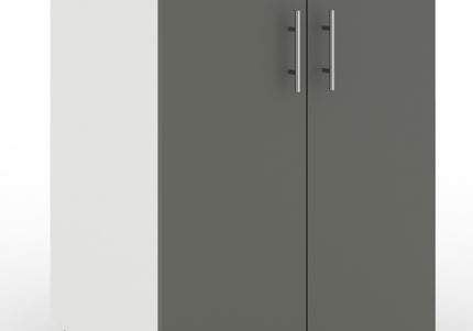 JD Greta Adjustable Kitchen Base Unit 600mm - Grey Matt (With Worktop)