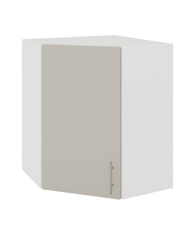 JD Greta Kitchen Wall Corner Unit 600mm Cabinet With Door 60cm - Cashmere Matt