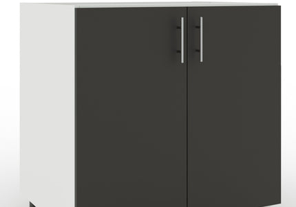 JD Greta Adjustable Legs Kitchen Base Unit 800mm - Dark Grey Matt