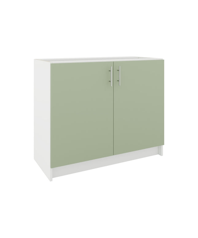 JD Greta Fixed Height Kitchen Base Unit 1000mm - Sage Green Matt