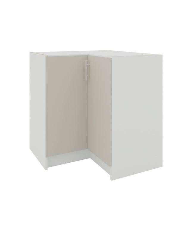 JD Greta Kitchen Fixed Height  800mm Corner Base Cabinet - Cashmere Matt