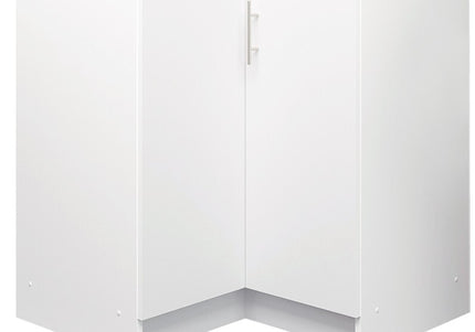 JD Greta NOT Adjustable Kitchen Base Corner Unit - White Matt