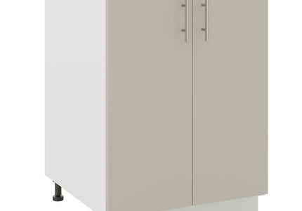 JD Greta Kitchen Adjustable 600mm Base Cabinet - Cashmere Matt