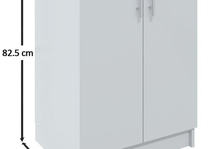 JD Greta NOT Adjustable Kitchen Base Unit 600mm - Grey Matt