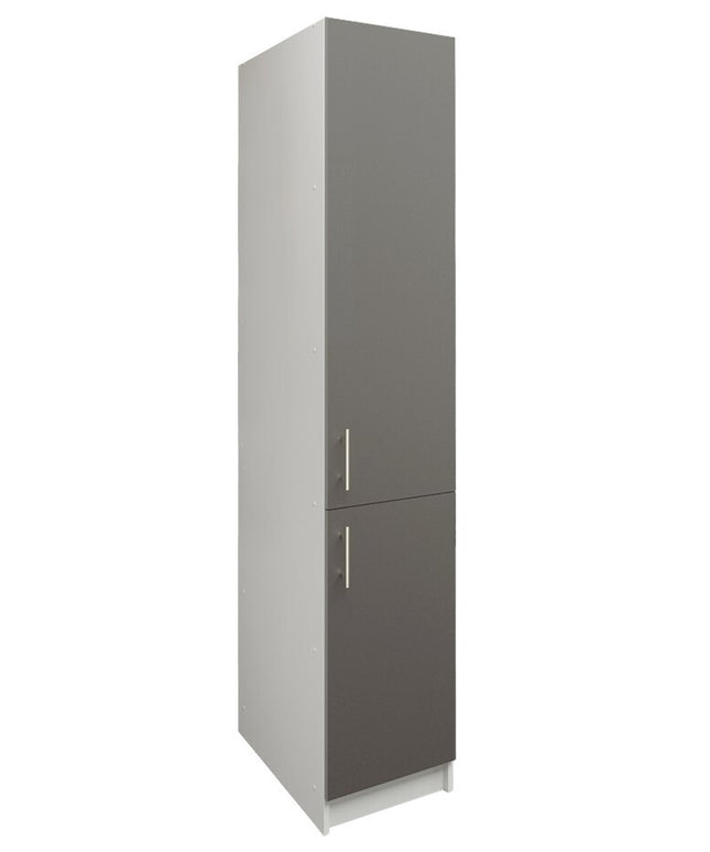 JD Greta NOT Adjustable Kitchen Tall Larder Unit 400mm - Dark Grey Matt