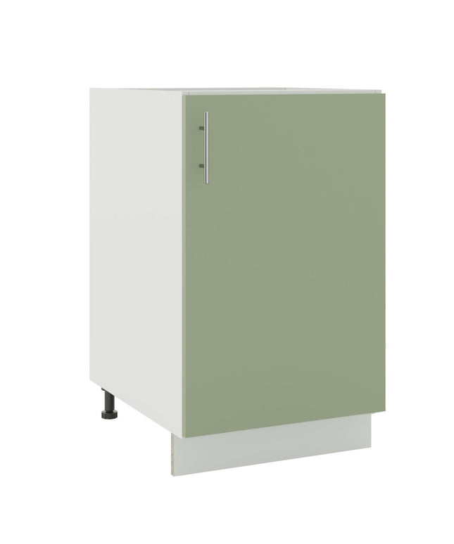 JD Greta Kitchen Adjustable 500mm Base Cabinet - Sage Green Matt