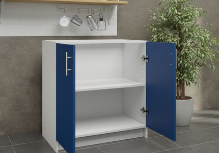 JD Greta Fixed Height Kitchen Base Unit 800mm - Navy Matt