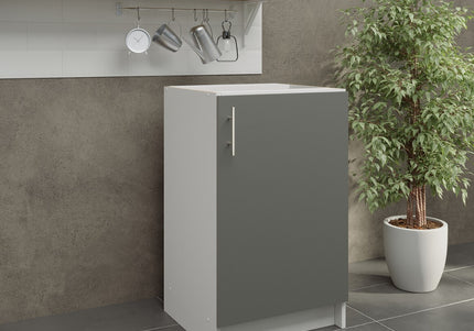 JD Greta Kitchen Base Unit 500mm - Grey Matt