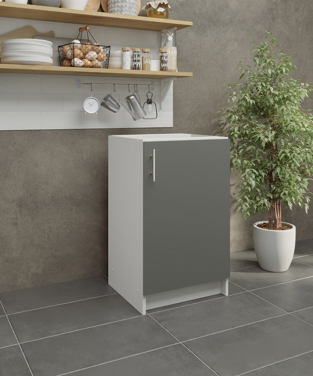 JD Greta Kitchen Base Unit 500mm - Grey Matt