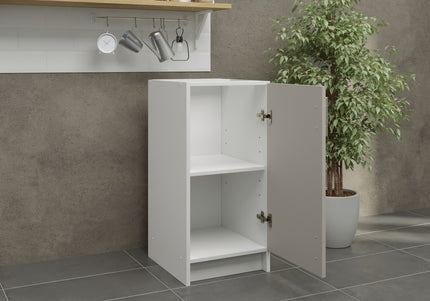 JD Greta Fixed Height Kitchen Base Unit 400mm - Cashmere Matt