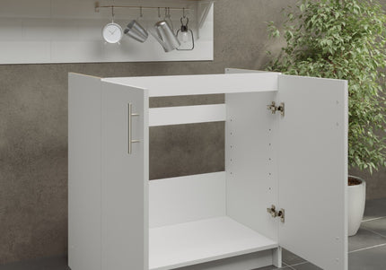 JD Greta NOT Adjustable Kitchen Sink Unit 800mm  - White Matt