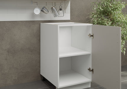 JD Greta Kitchen Adjustable 500mm Base Cabinet - Cashmere Matt