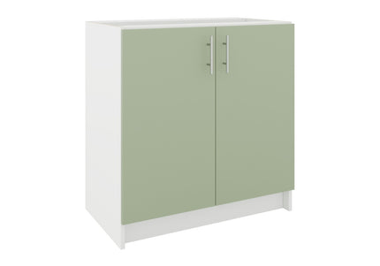 JD Greta Fixed Height Kitchen Base Unit 800mm - Sage Green Matt