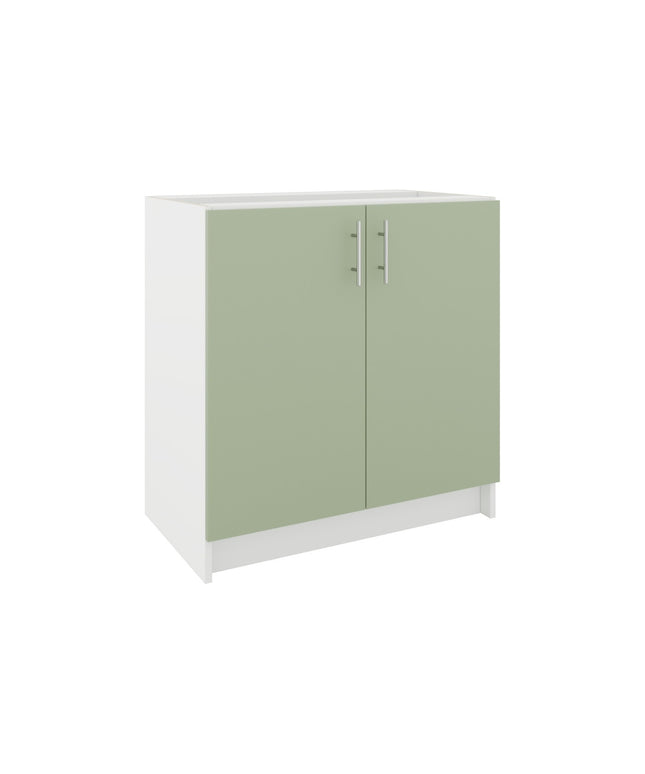JD Greta Fixed Height Kitchen Base Unit 800mm - Sage Green Matt