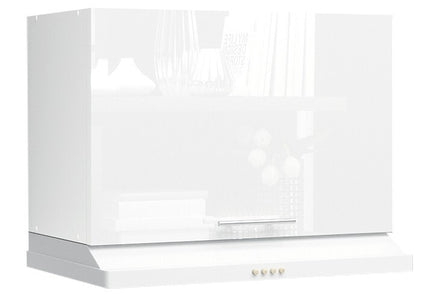 JD Greta Kitchen Wall Bridging Unit 600mm Cabinet - White Gloss