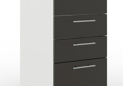 JD Greta Adjustable Legs Kitchen Drawer Unit 400mm - Dark Grey Matt
