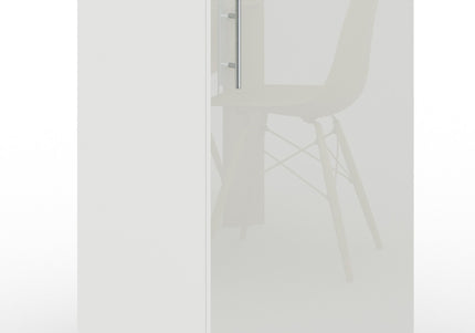 JD Greta Adjustable Kitchen Base Unit 400mm - White Gloss (With Worktop)