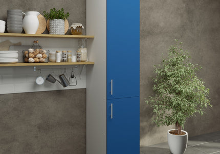 JD Greta Kitchen Fixed Height 400mm Tall Larder Unit - Navy Matt